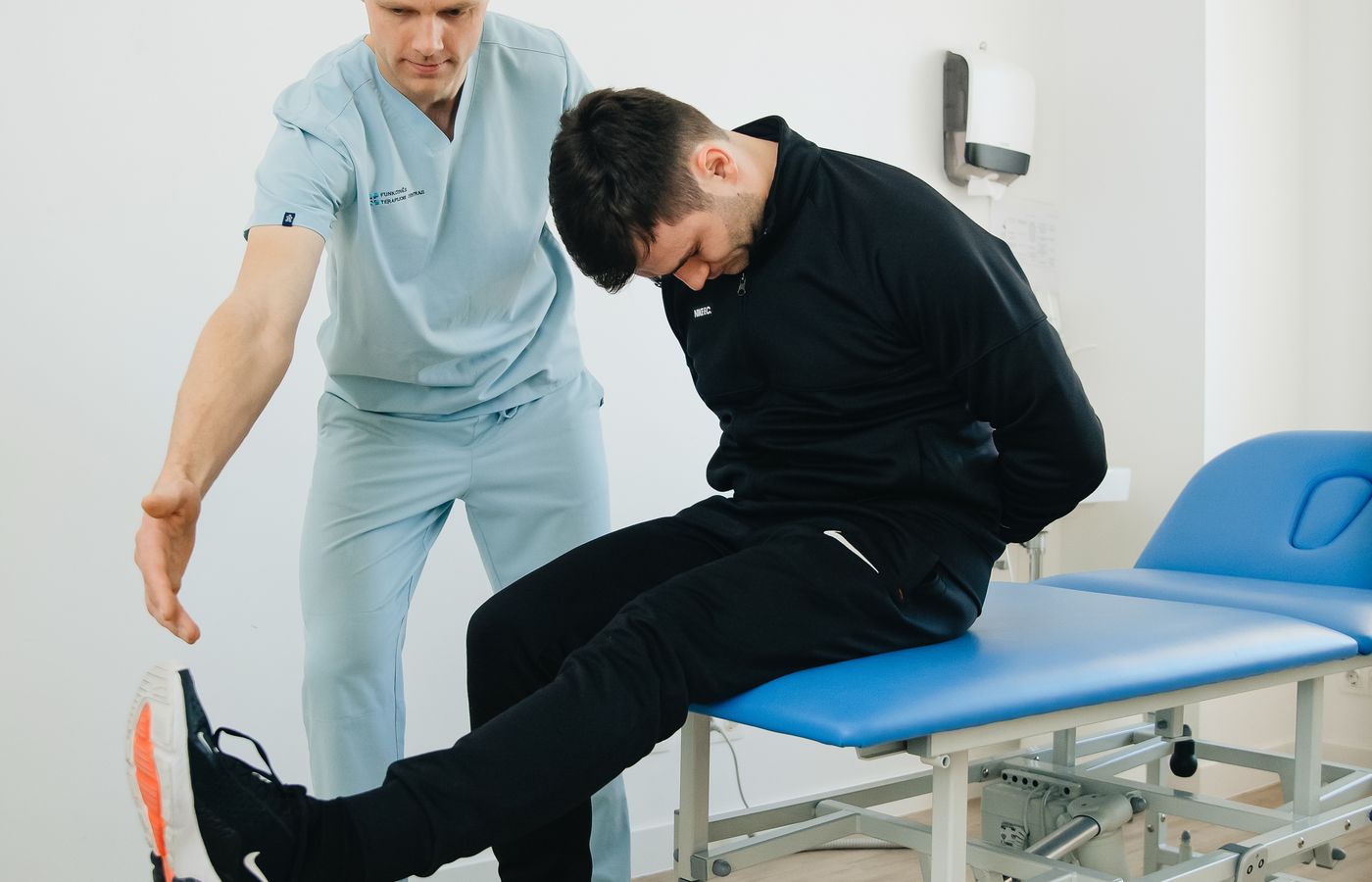 Three professional chiropractic care photographs